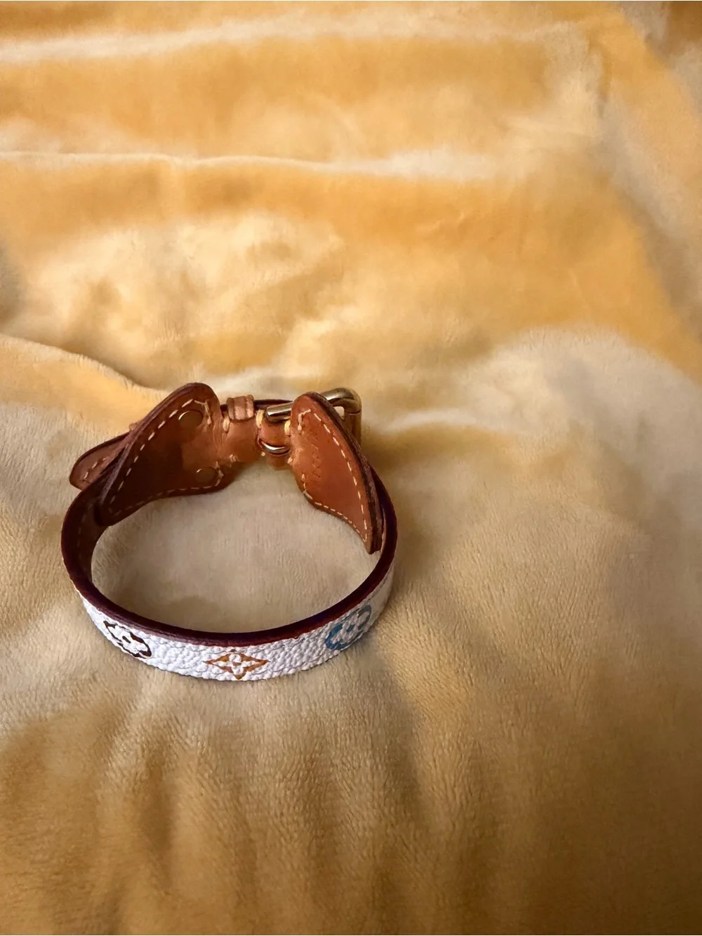 Louis Vuitton Theda Multicolor Monogram Leather Bracelet